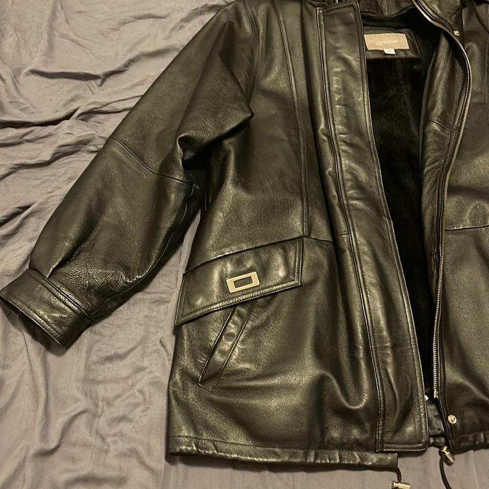 Genuine leather jacket - Picture 4 of 12